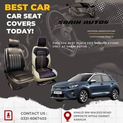 Customize Artificial Leather Car Seats Covers - Skin Fitting Available