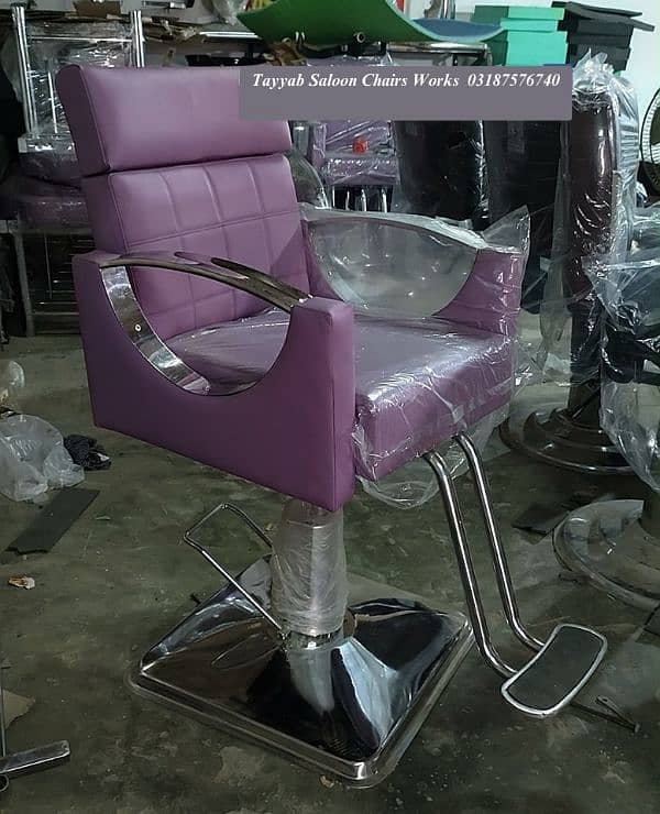 Parlour Chair/Salon Chair/Hair Wash Unit/Pedicure/Facial Bed/Trolley 12