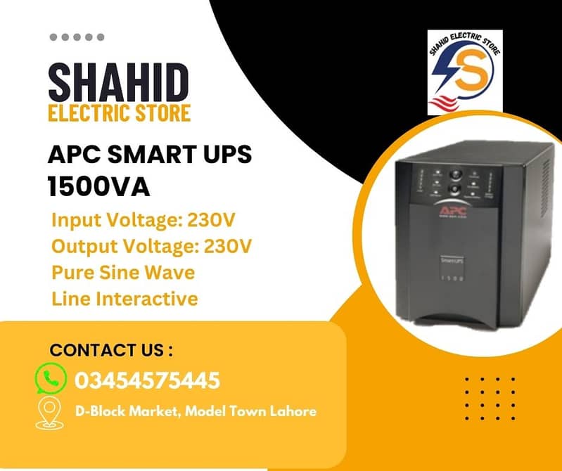 APC smart Ups 1500vA 1000watts 24v pure sine wave ups AMARCIAN 14