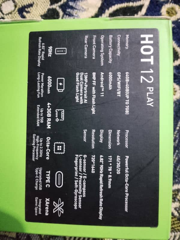 Infinix hot 12 play 6