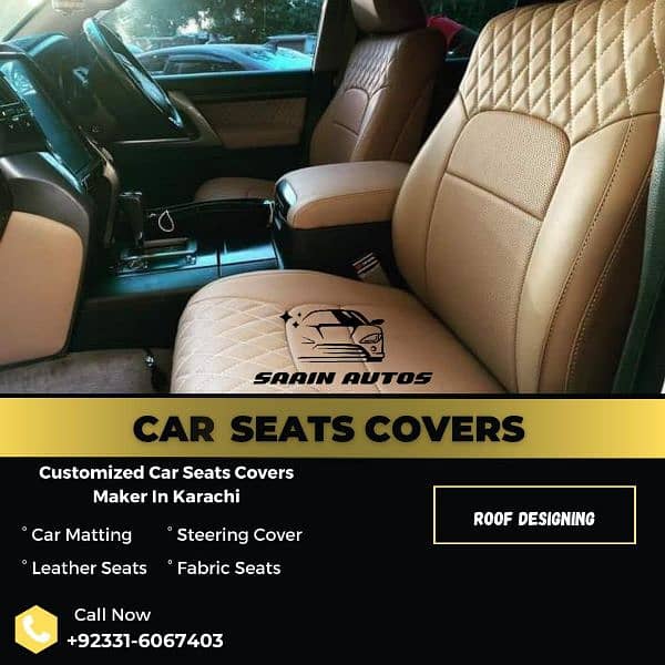 Sporty Bespoke Car Seats Covers - Hilux Sportage Civic Cultus 0