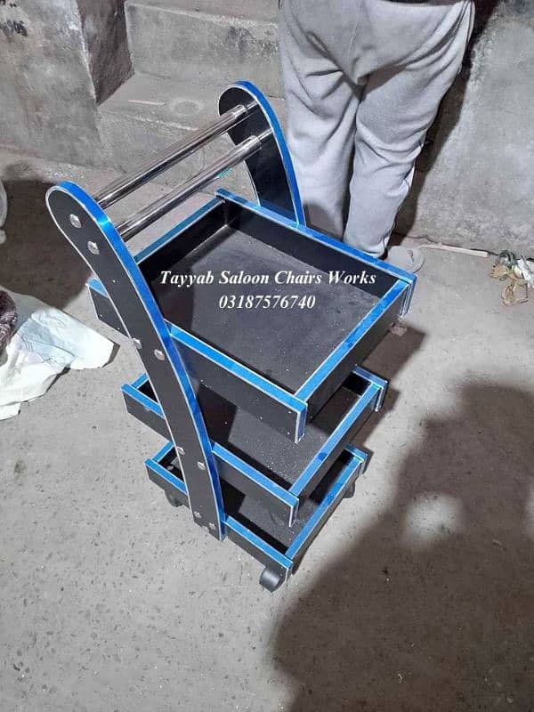 Saloon Trolley/Hadra Facial Trolley/Saloon Chair/Parlour Chair 1