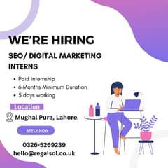 SEO Intern Required – 3-Month Internship Leading to a Job!