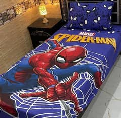 2 Single Bedsheet & 2 Pillow Cover