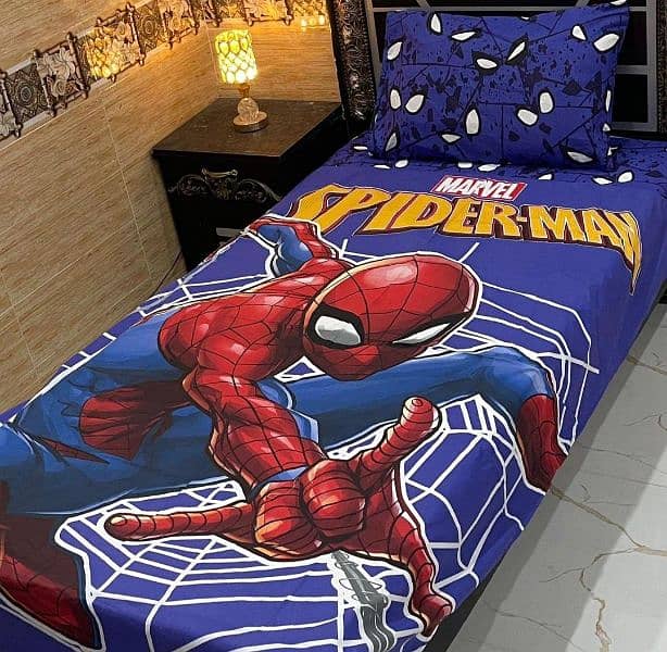 2 Single Bedsheet & 2 Pillow Cover 0