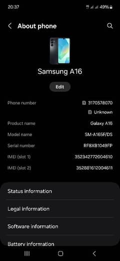 samsung A16