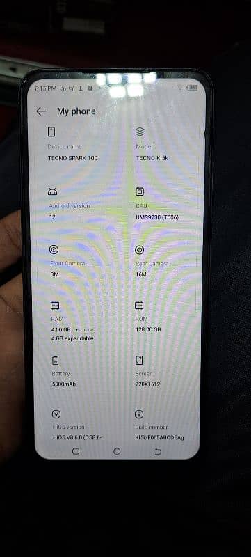 Tecno spark10c 8/128  urgent sale 2