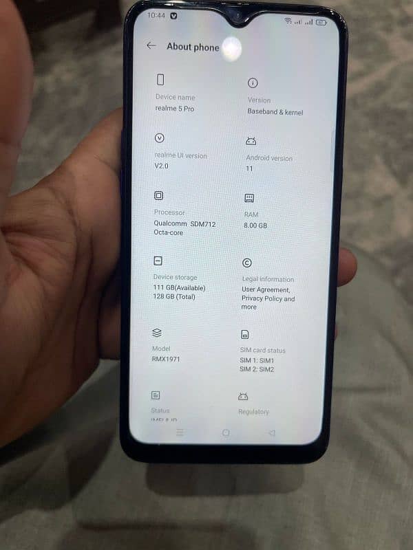 realme 5 pro 8gb 128gb 4