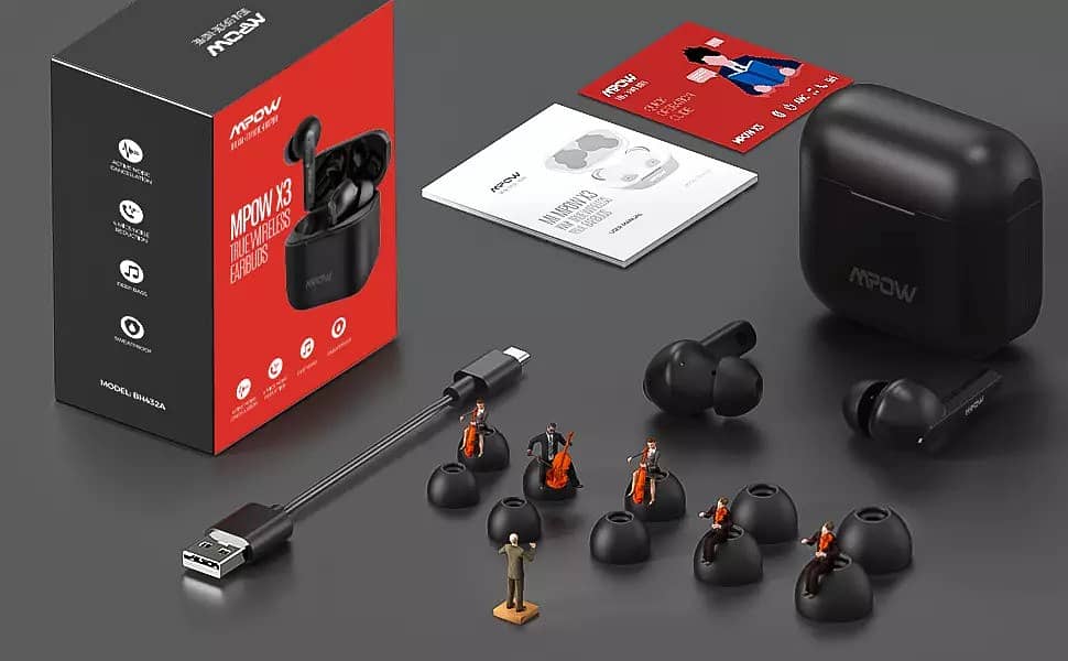 Mpow X3 Version 2.0 True Wireless Earbuds: Immersive Sound, Advanced A 0