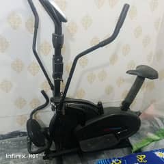 Elliptical cycle machine