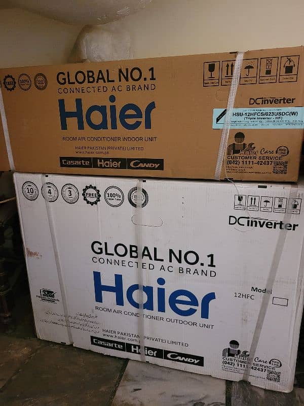 Haier ac 1 ton ka bikul new for sale 1