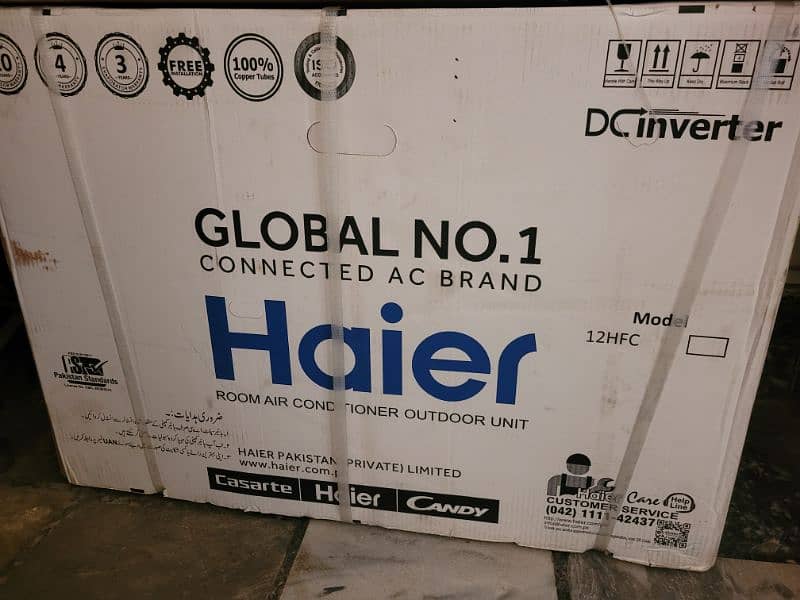 Haier ac 1 ton ka bikul new for sale 2