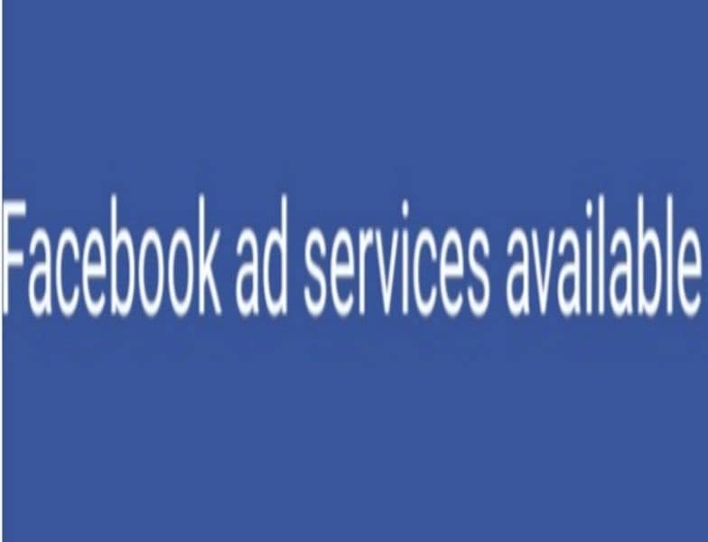 Facebook ad services 0