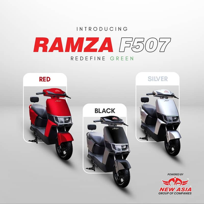 Electric Scooty RAMZA F507, Electric Bikes, Electric Scooter 2025 0