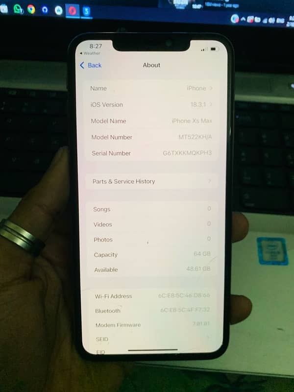 iphone xsmax 64gb dual approved 7