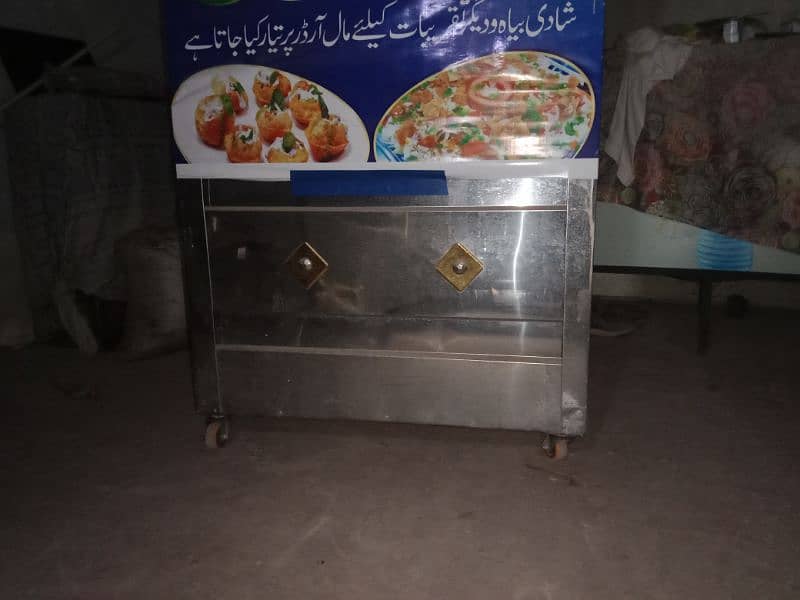 food counter pure steel men hai 4