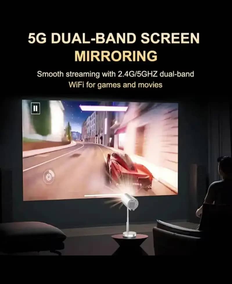 HD Projector |  X5 projector Android 4k multimedia | LED Projector 4