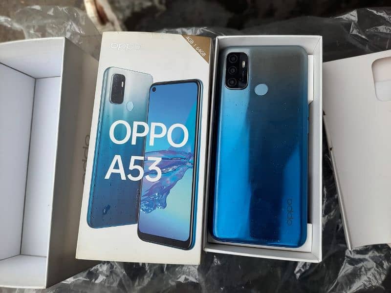 oppo a53 with box 4 64 1st hand 0