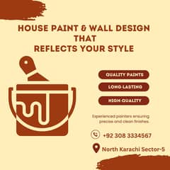 Painting service, Painters, Wall painting, Repaint, Polish/wall design