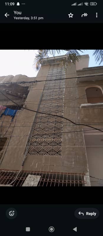 HOUSE FOR SALE GROUND+2 SECTOR 2 NORTH KARACHI 3