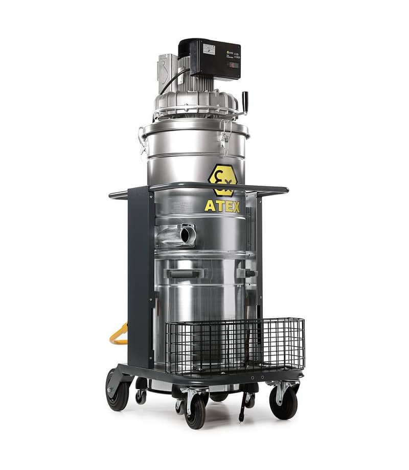 Heavy Duty Vacuum Cleaner, Wet Dry, Industrial ATEX Certified, Italy 4