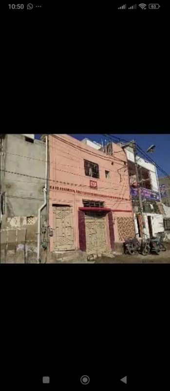 PLY GROUND FACING 12METER ROAD G+1 PRICAST HOUSE FOR SALE IN SECTOR 3 NORTH KARACHI 1