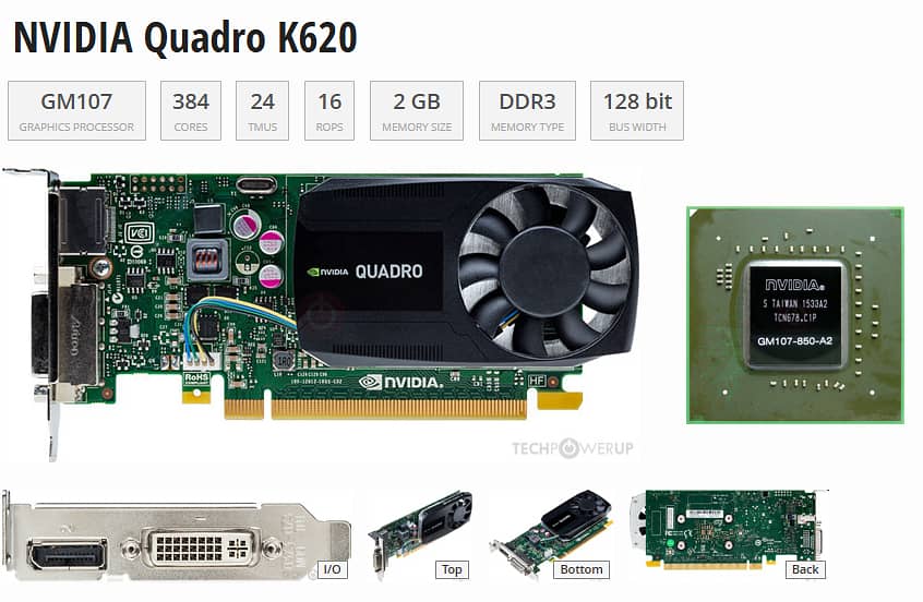 NVIDIA Quadro K620 Graphic Card 10/10 4