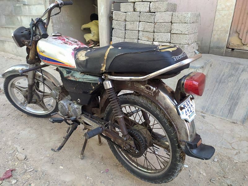 jialing bike 70 cc full original 8