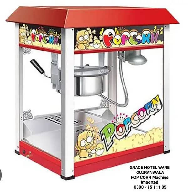 Pop corn Machine Cotton Candy Machine Lacha Machine Popcorn Cart Phola 7
