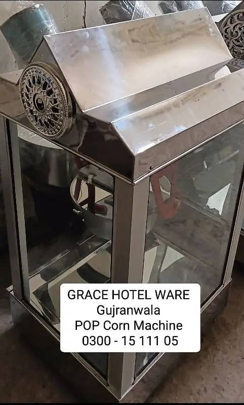 Pop corn Machine Cotton Candy Machine Lacha Machine Popcorn Cart Phola 19