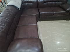 leather sofa