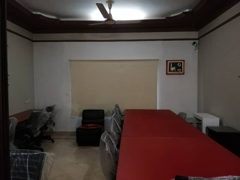 Working Space/ Silent Office 6100 Sq Feet Covered Area In 1st Floor In 2 Kanal Double Storey House, Lower Also Silent Office* 12