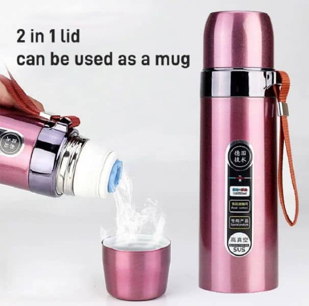 stainless steel vacuum Thermos Flask Bottle 800ml 3