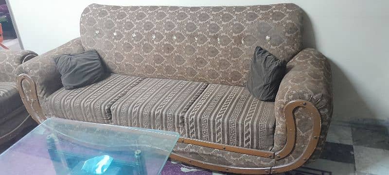 6 seater Sofa Set with high quality fabric poshish 3