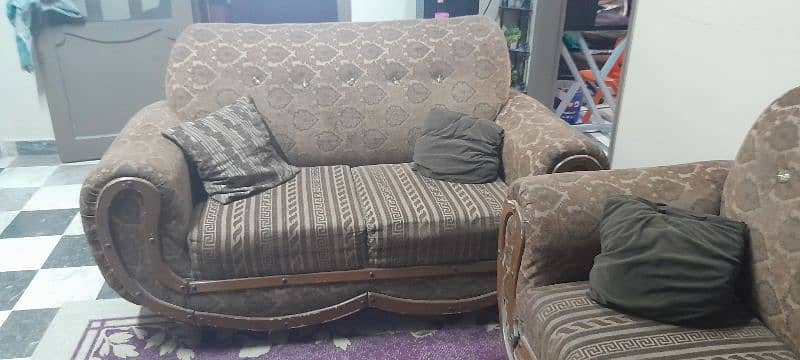 6 seater Sofa Set with high quality fabric poshish 4