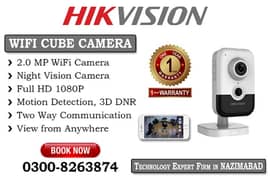 Hikvision Wifi Cube Camera (1 Year Warranty)