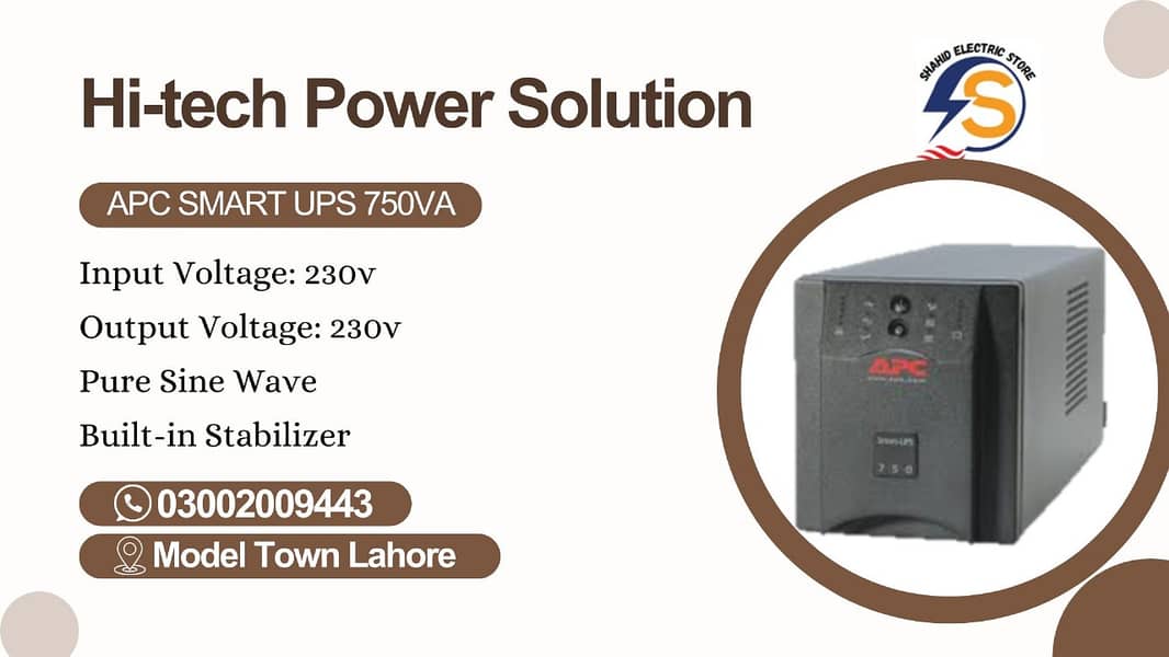 Best APC UPS for  Home/PC/ Industry/ Hospital/ CCTV/ Roter 15