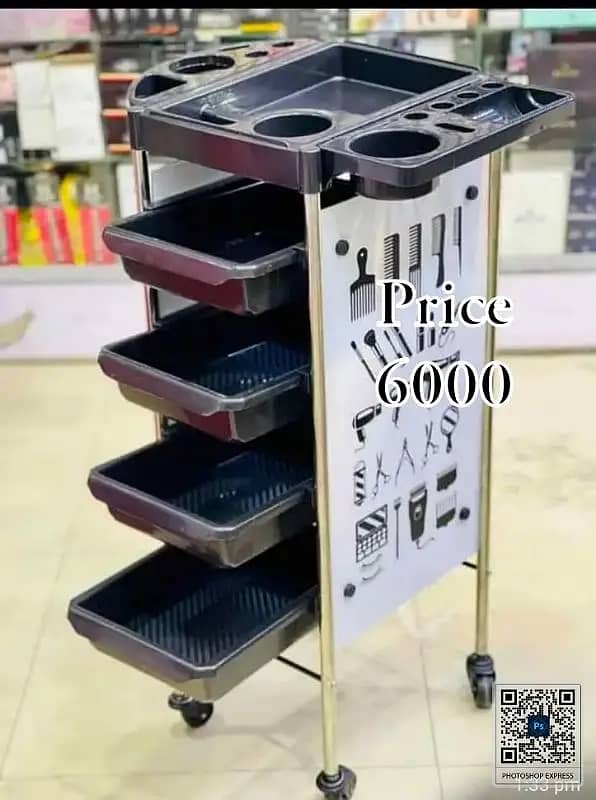 Saloon Chair/Parlour Chair/Trolley/Massage Bed/Pedicure unit/Barber 19