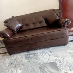 leather 2 seater sofa