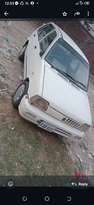 Suzuki Mehran VX 2003 exchange with any car. sale bhi 16