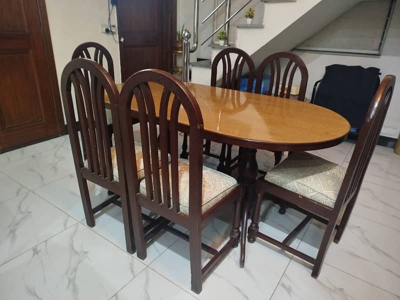 pure wood dining table | Dinner Table / 6 seater Dining table 0