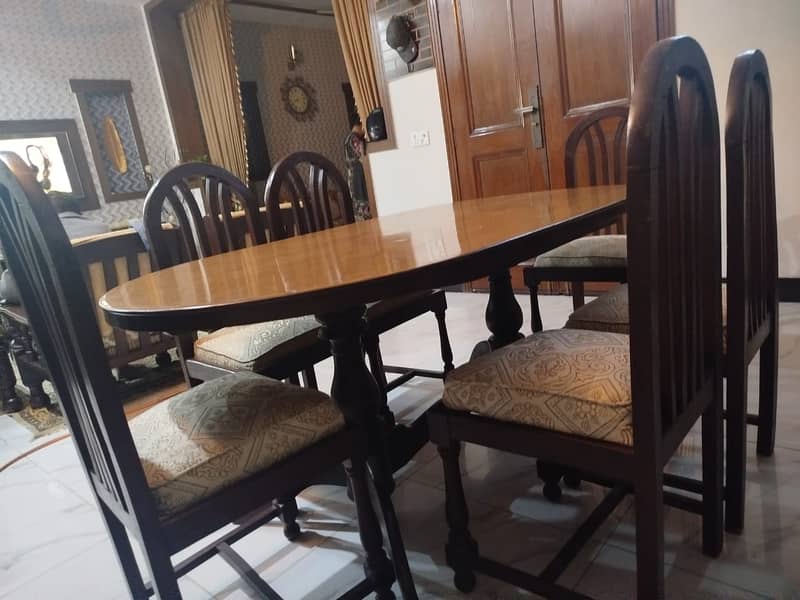 pure wood dining table | Dinner Table / 6 seater Dining table 4