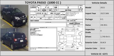 Toyota Passo 2022 XS