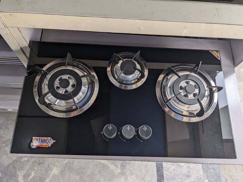 Glass Hob 3 Burner 0