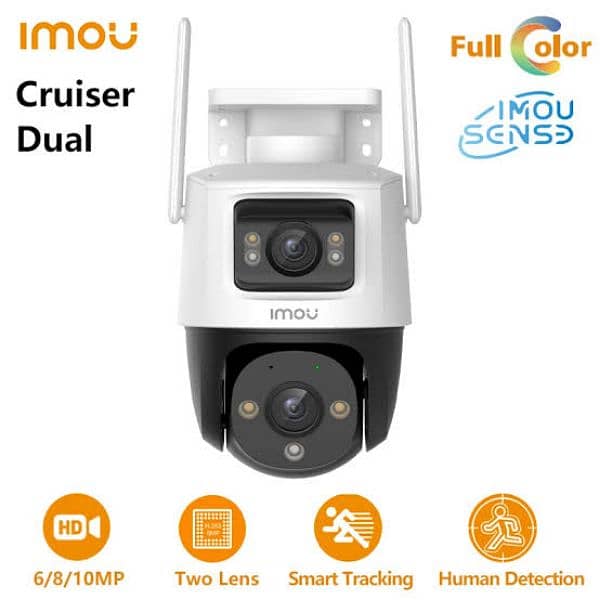 iMOU Cruiser Dual (3x3 6MP) CCTV Wifi Camera 1