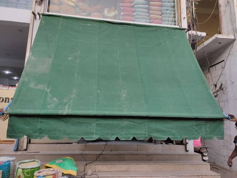 Fiber glass shade greeen net shade Folding curtains fiberglass shade 13