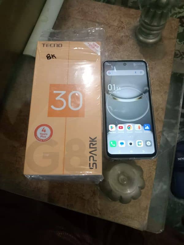 Tecno spark 30c open box ek din use ha 1