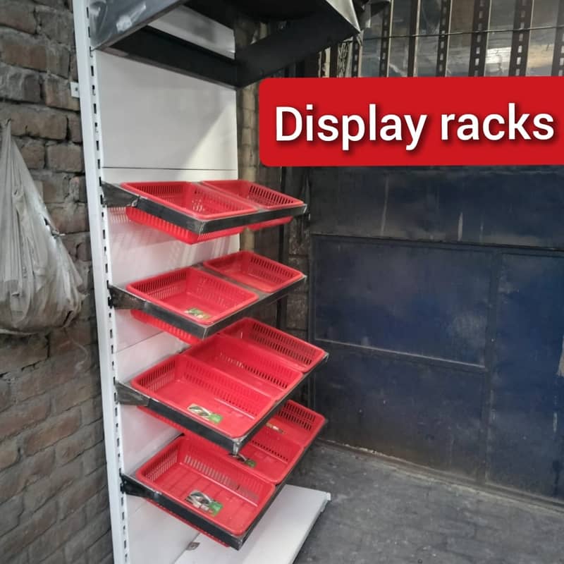 Wall Rack / Store Rack/ Gondola rack / Cash Counter / shopping trolley 2