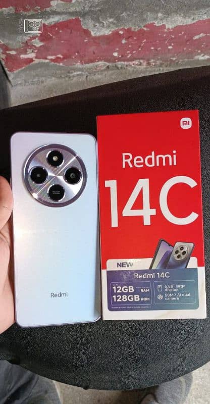 Redmi 14c.  6+6 128. exchnge  8moth warranty 0