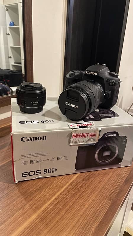 Canon 90D with 18-135mm kit lens | 50mm 1.8 lens 0